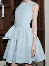 Bxoxo Elegant Vintage Style Dresses For Woman Summer French Lace-up Slim Waist O-Neck Party Evening Dress Fashion 2025 New Causal